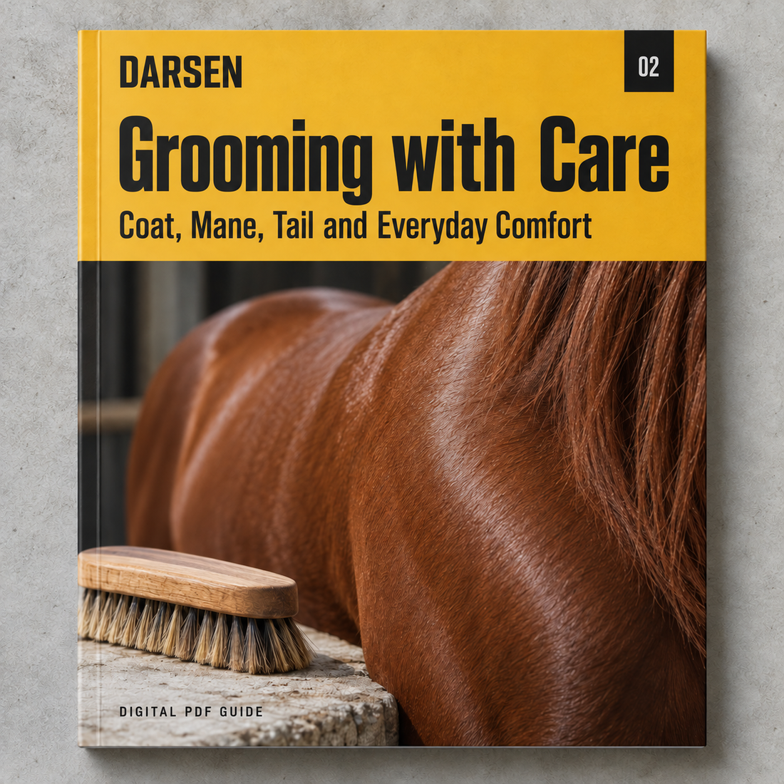 Grooming with Care — cover design for the planned digital guide.